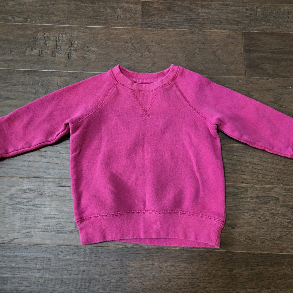 Primary Raspberry Pink Fleece Sweatshirt 2